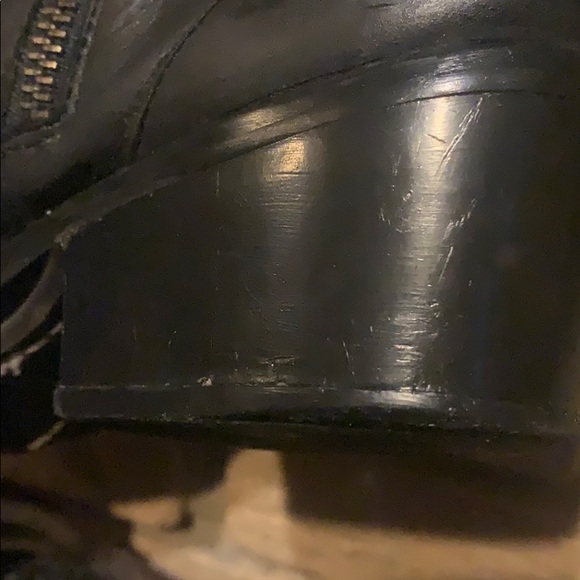 Libby Edelman Tall Riding Boots Size 8 Black Stud DB1 - Picture 13 of 16